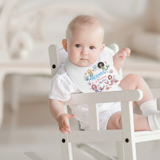 Personalized Bib in Mermaid is training