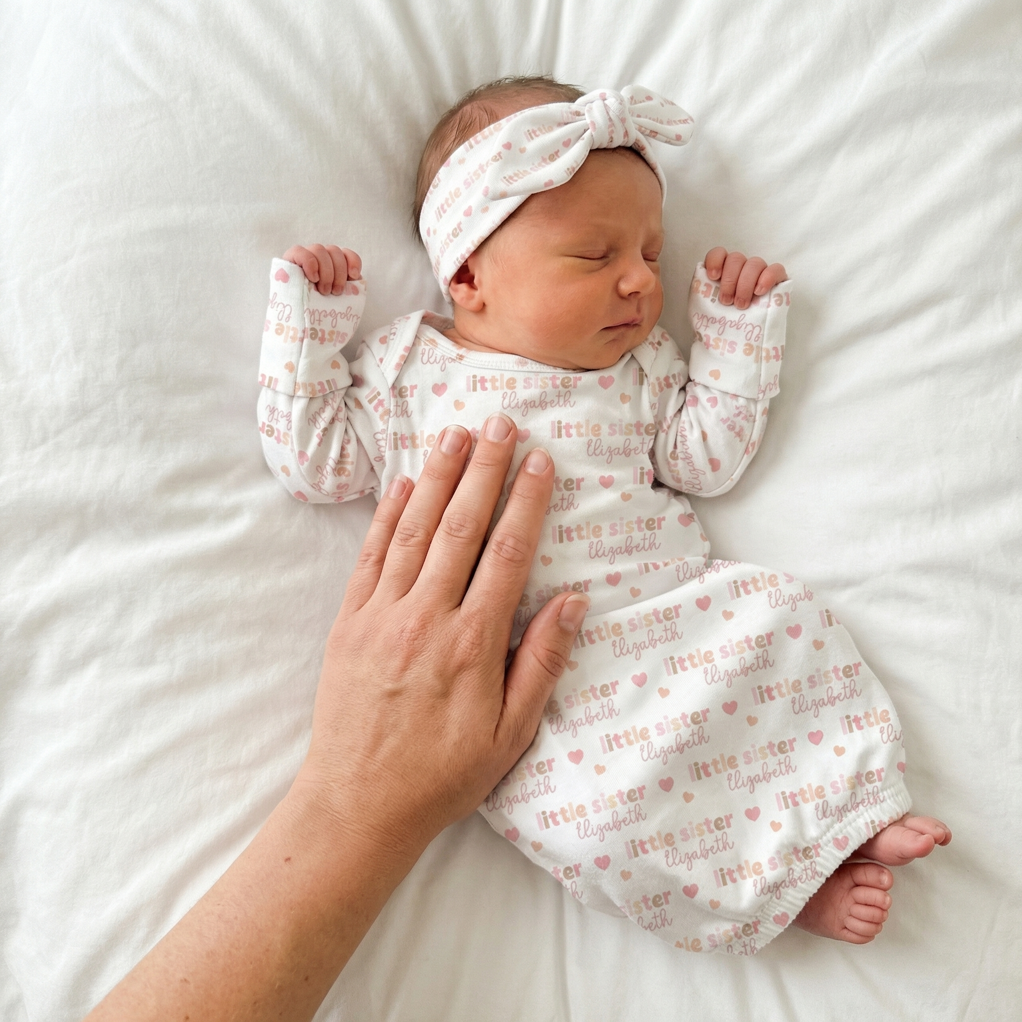 Personalized Sleep Gown in Little Sister