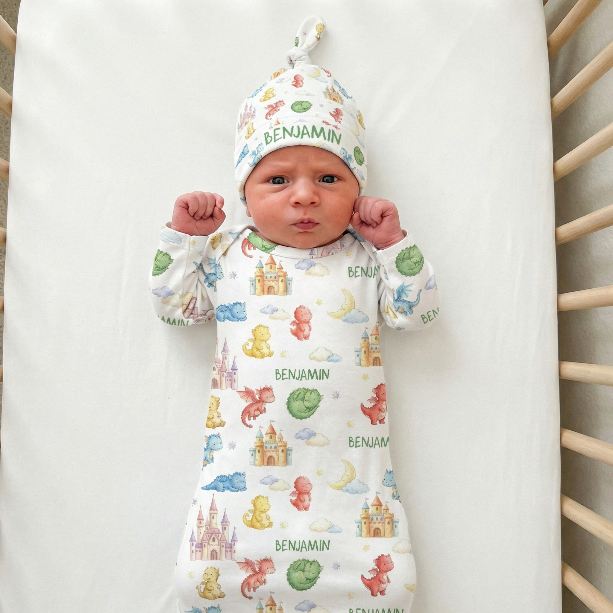 Personalized Sleep Gown in Dragon Kingdom