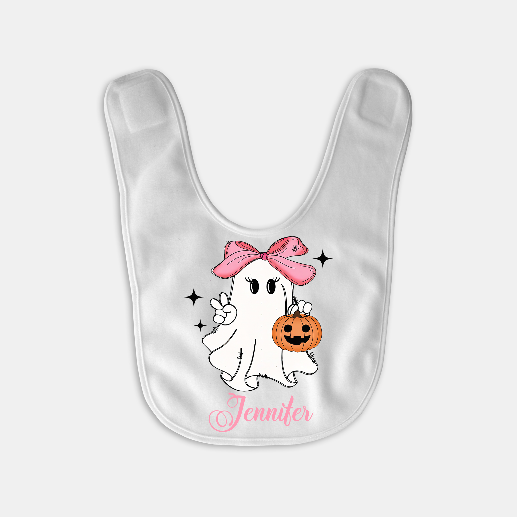 Personalized Bib in Boo Babes