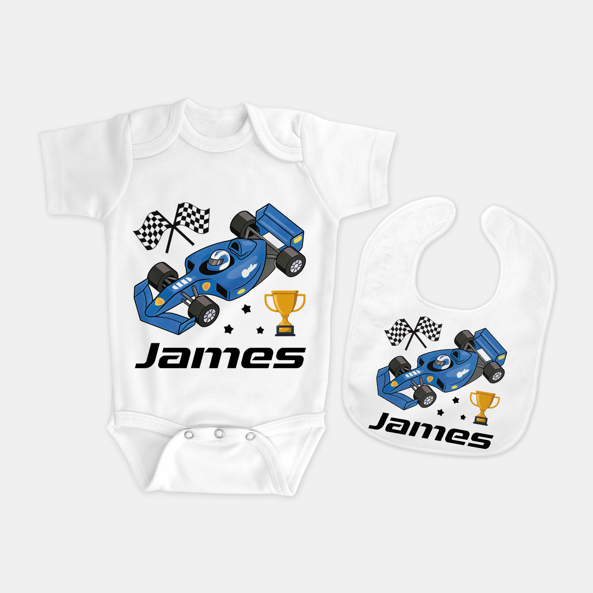 Personalized Bib in Pit Crew