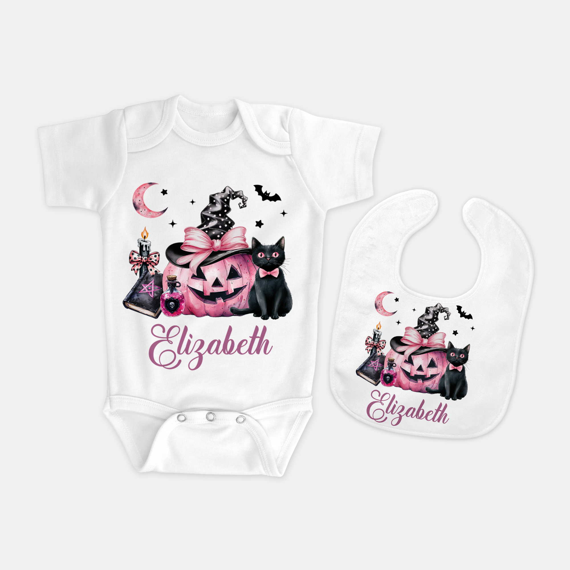 Personalized Bib in Mystic Lunar