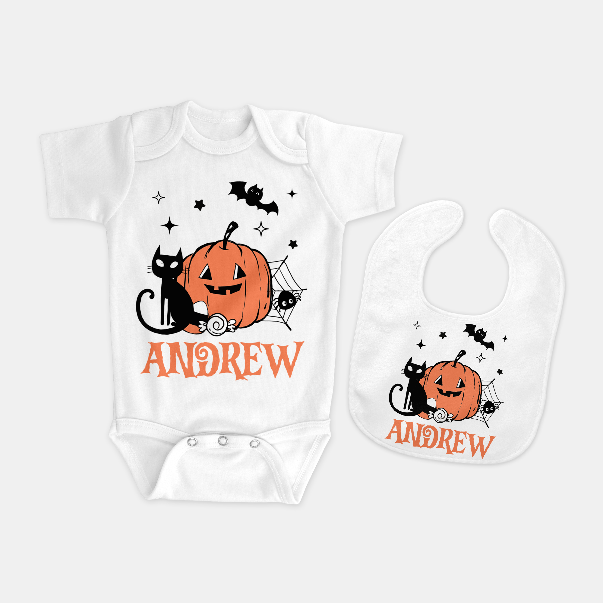 Personalized Bib in Bony Boo