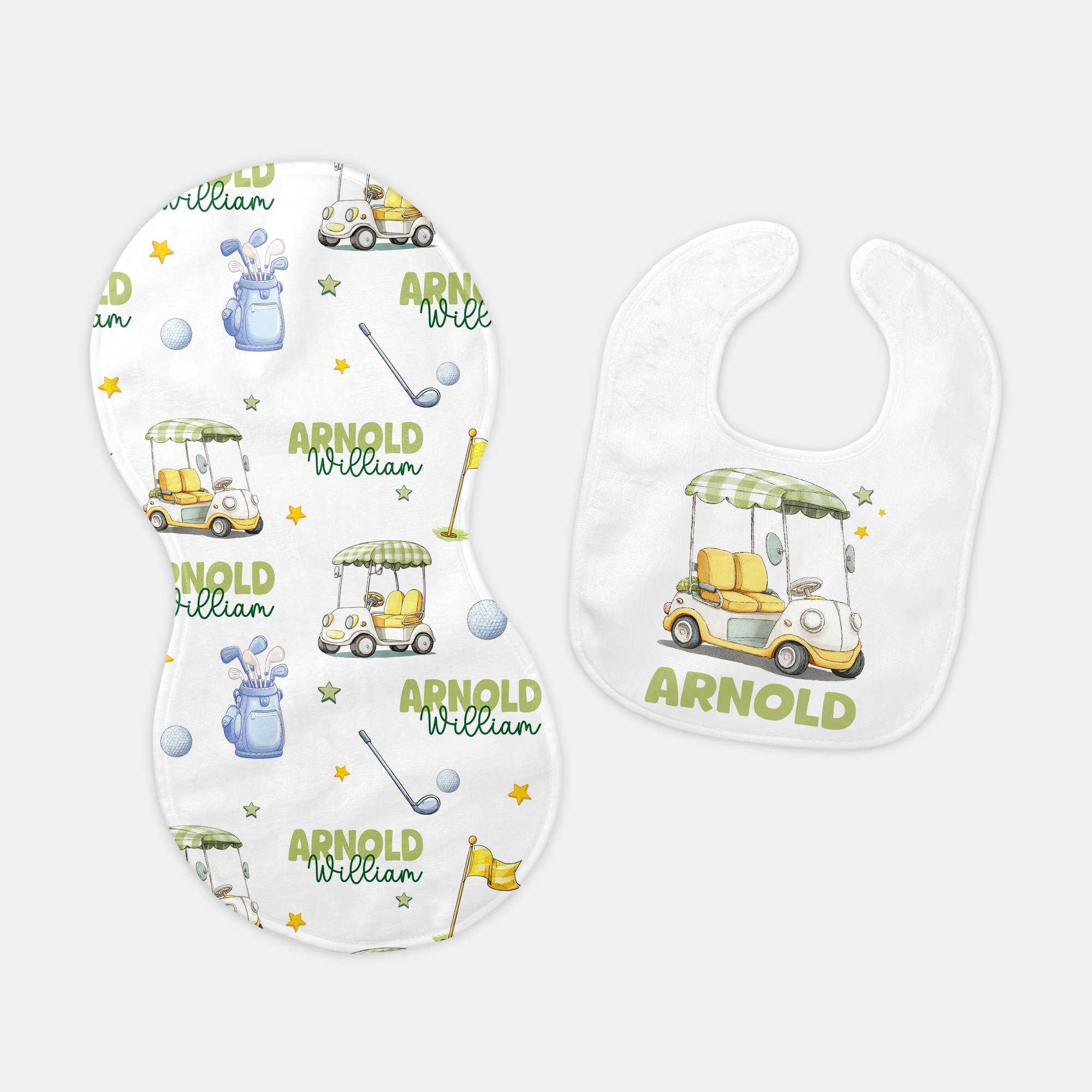 Personalized Bib in Country Club Cuties