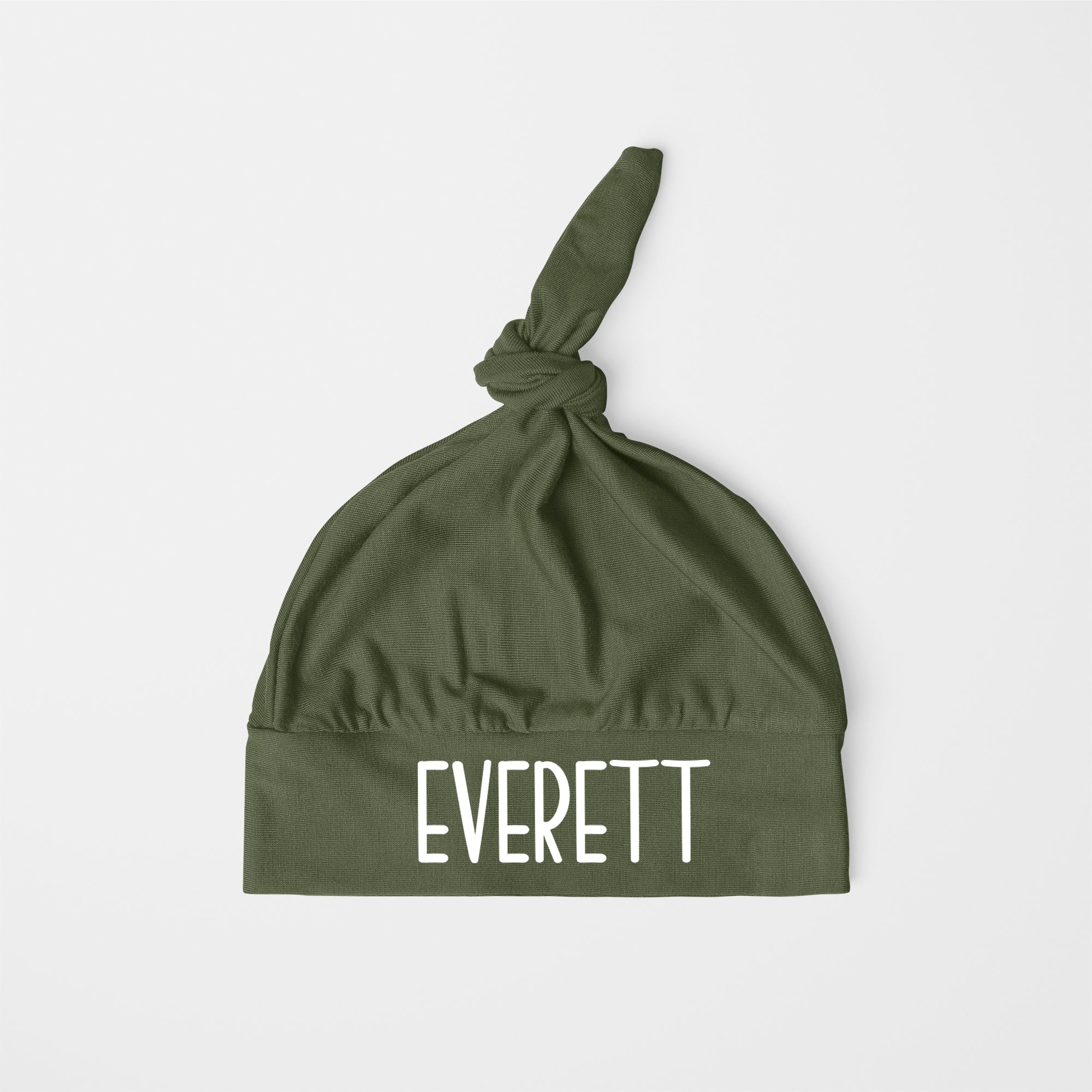 Personalized Knotted Hat in Mono Name