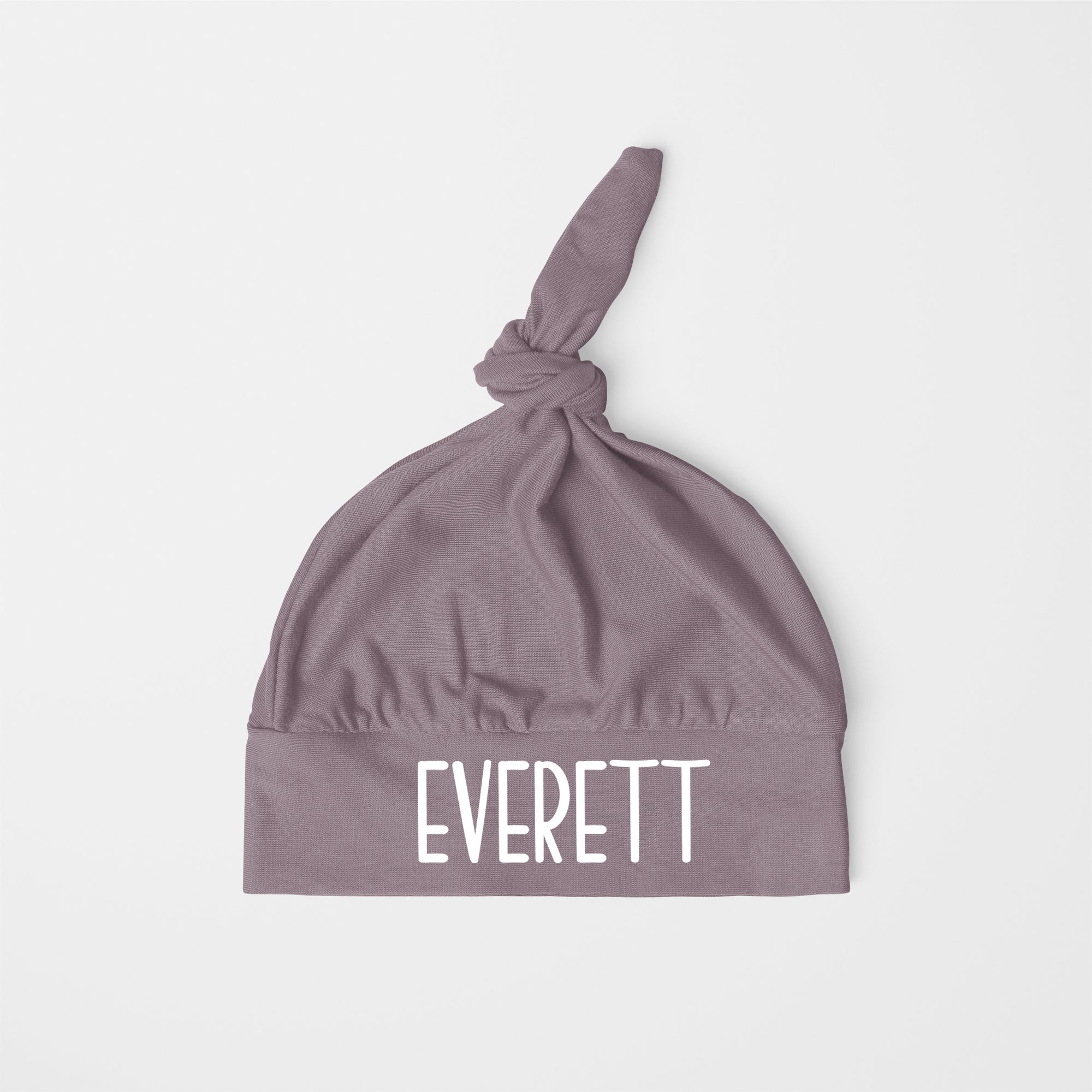 Personalized Knotted Hat in Mono Name