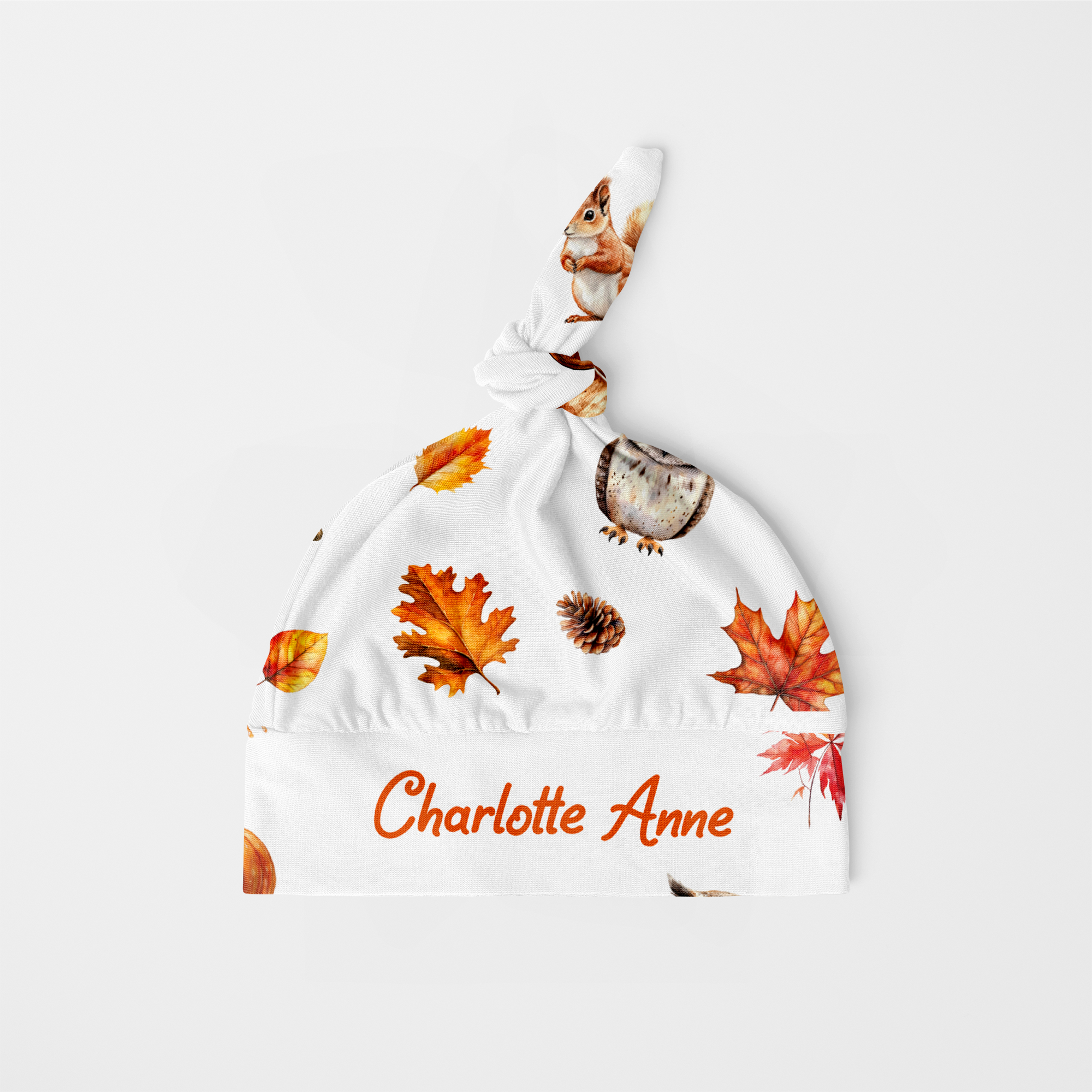 Fall Cottage Personalized Knotted Hat