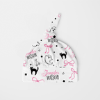 Personalized Knotted Hat in Boo Babes