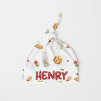 Personalized Knotted Hat in Sweet Cookie