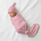 Personalized Swaddle in Dusty Rose