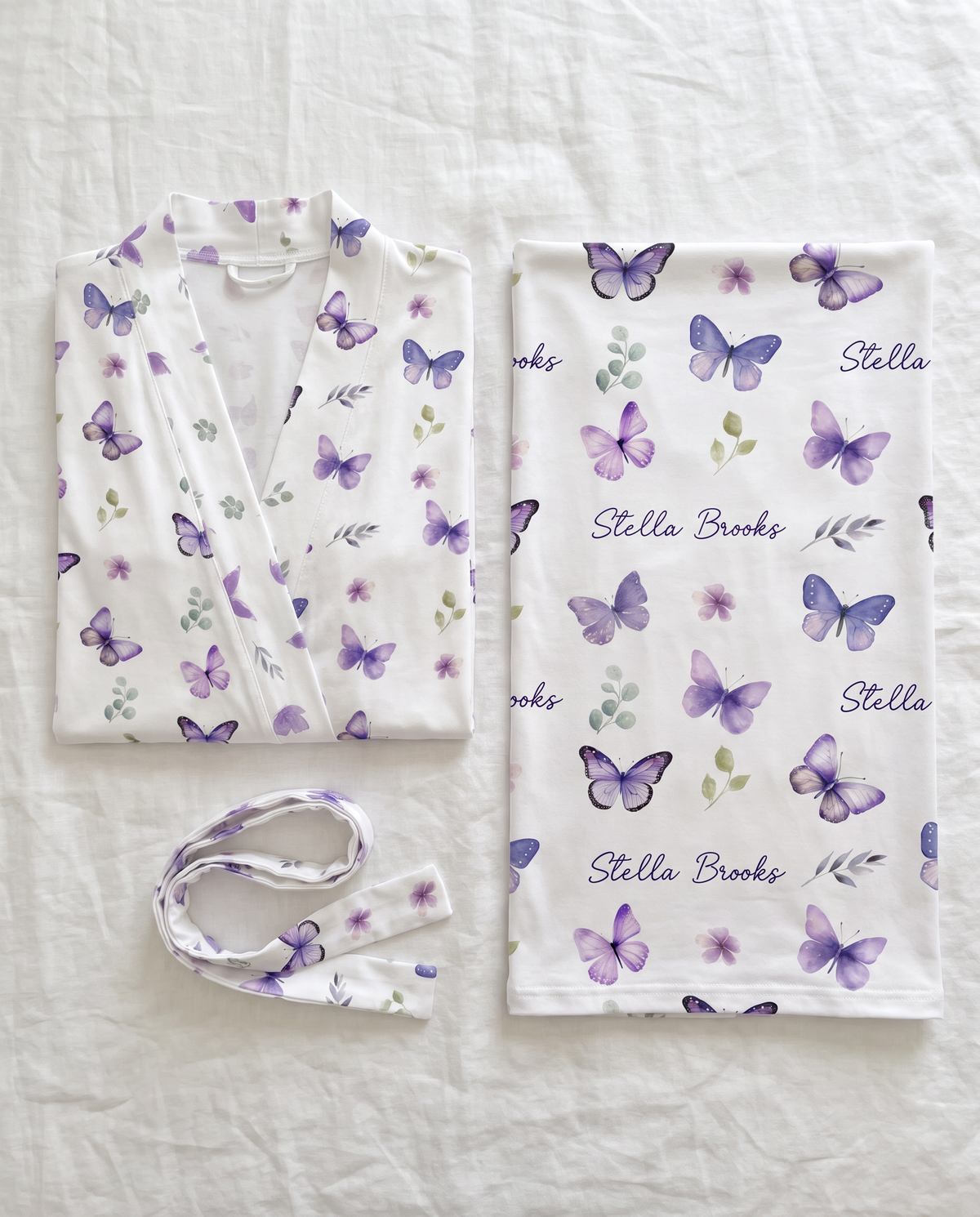 The First Hello Set in Purple Butterfly