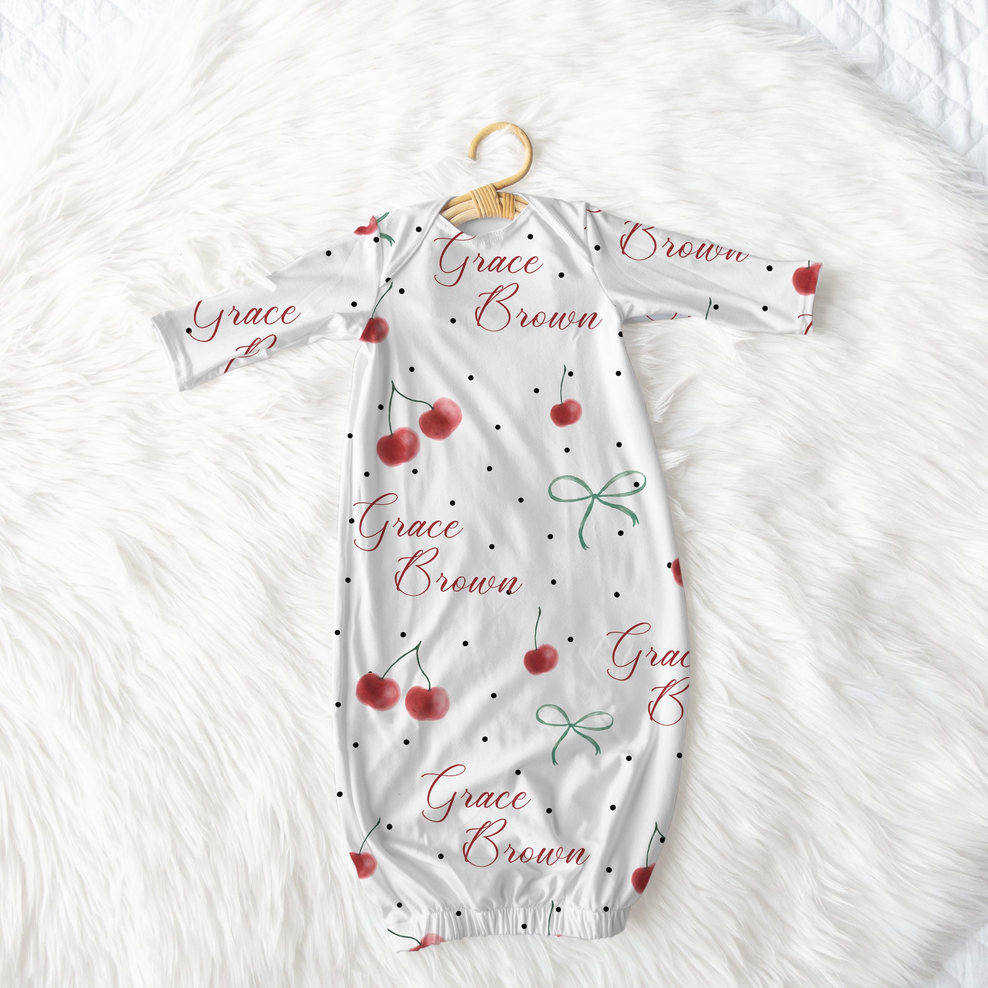 Cherished Baby Personalized Newborn Sleep Gown