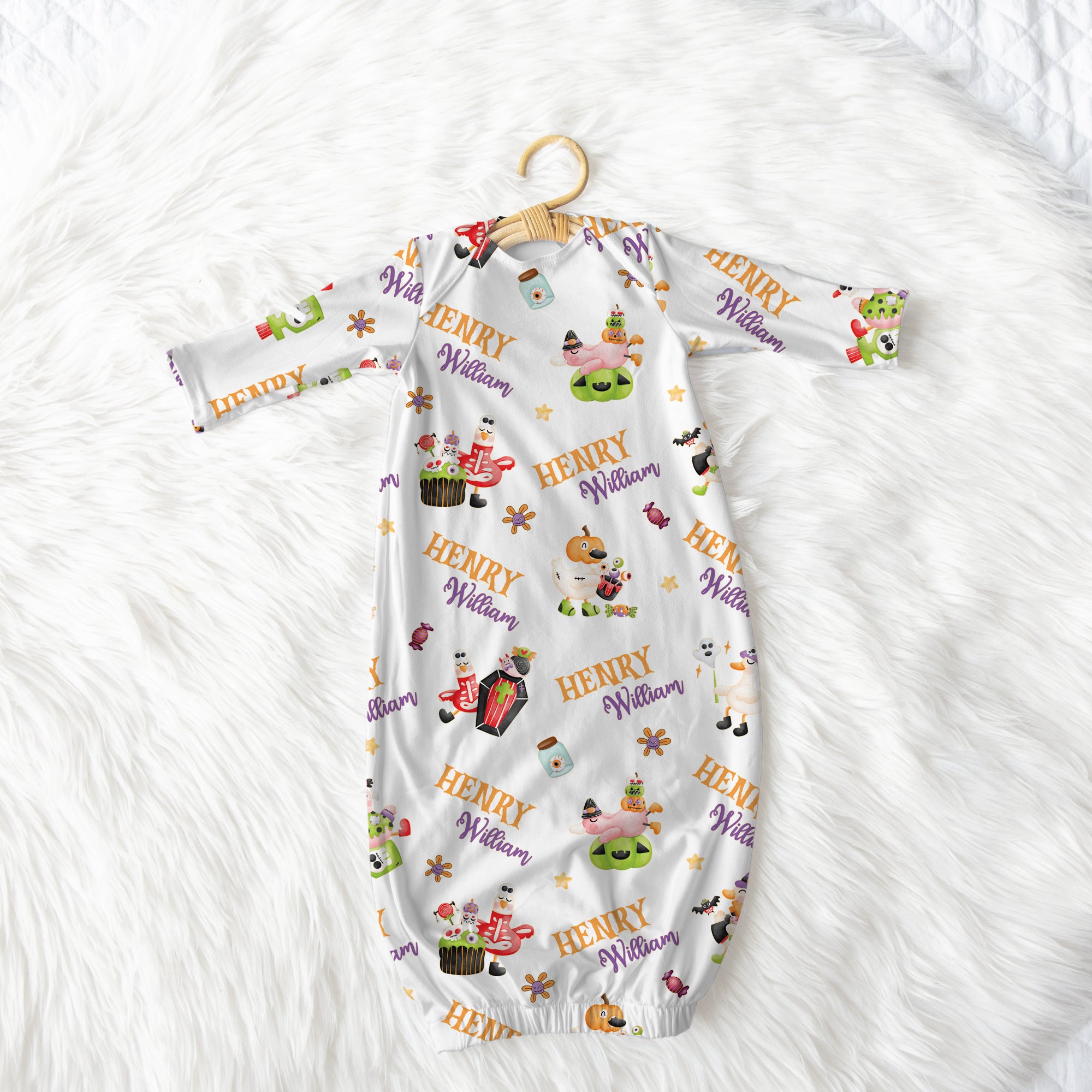 Personalized Sleep Gown in Goose in Booland