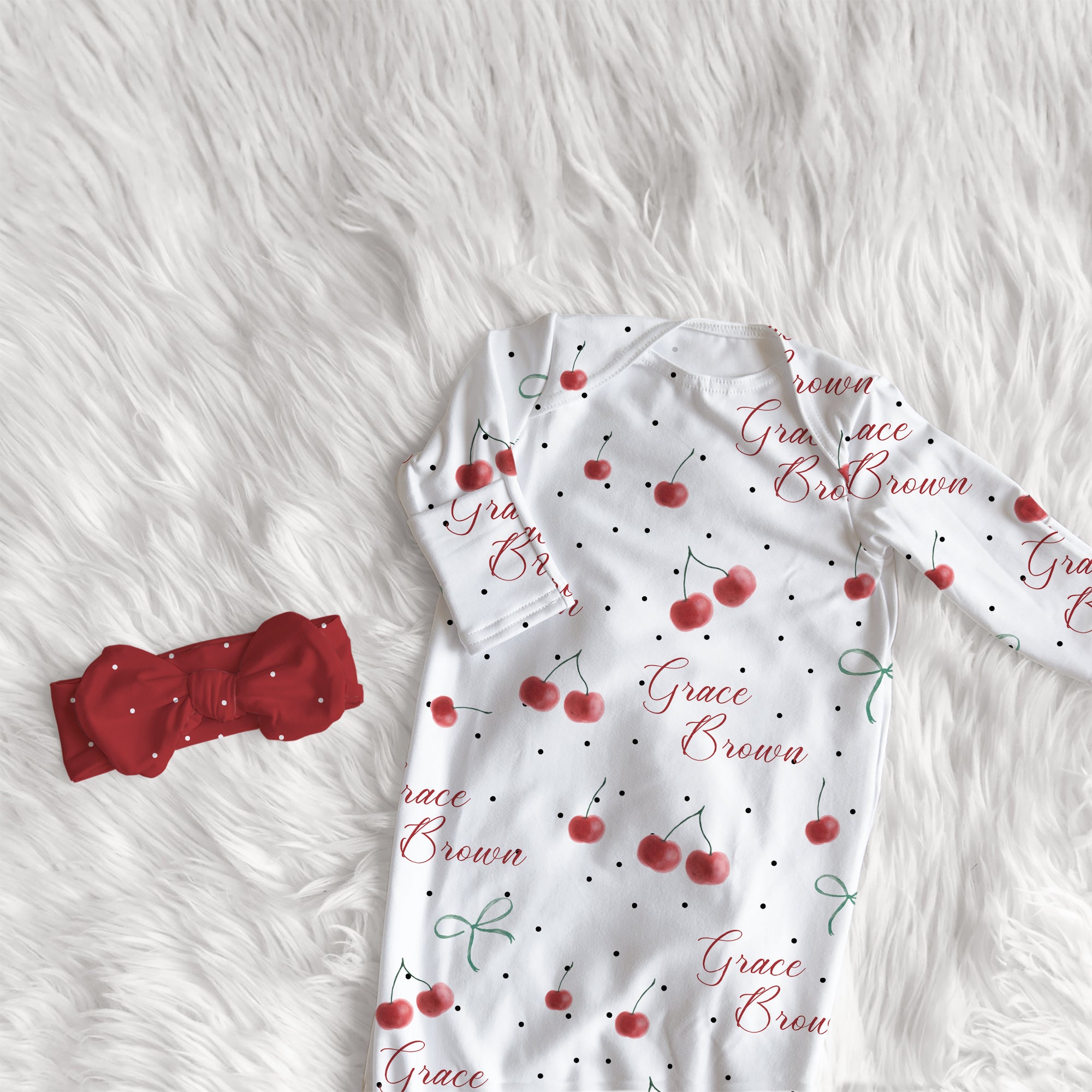 Personalized Sleep Gown in Cherished Baby