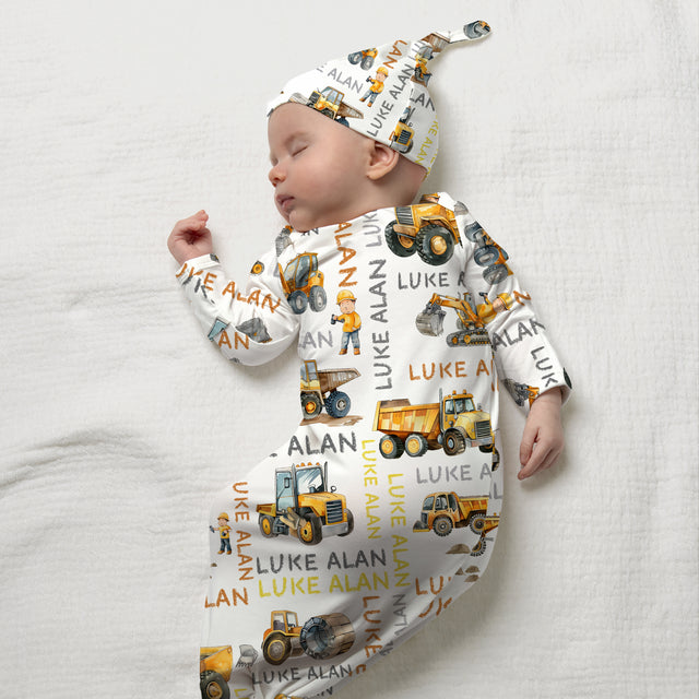 Personalized Sleep Gown in Truck
