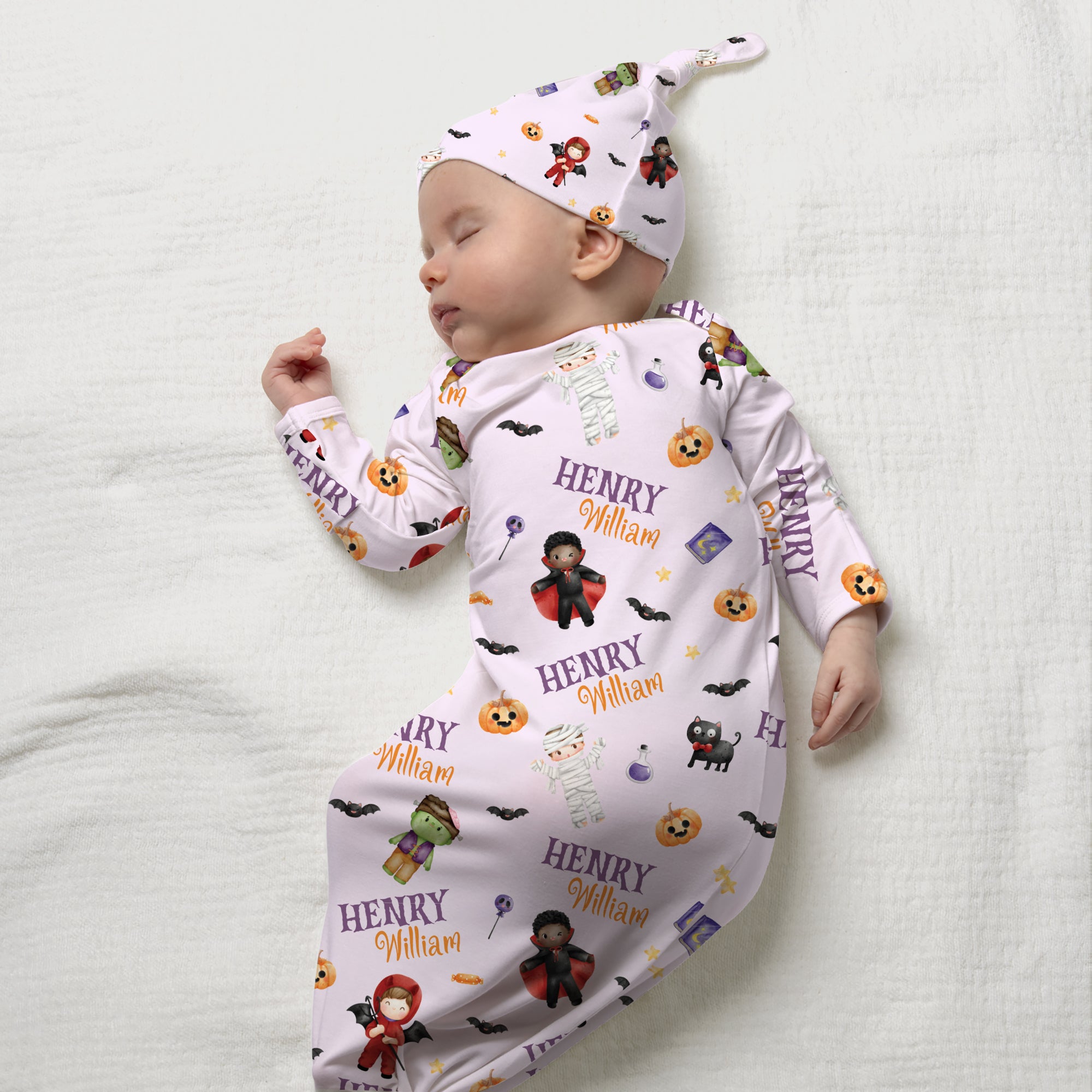 Personalized Sleep Gown in Dress-up Boy