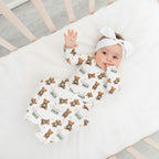 Personalized Sleep Gown in Cozy Bear