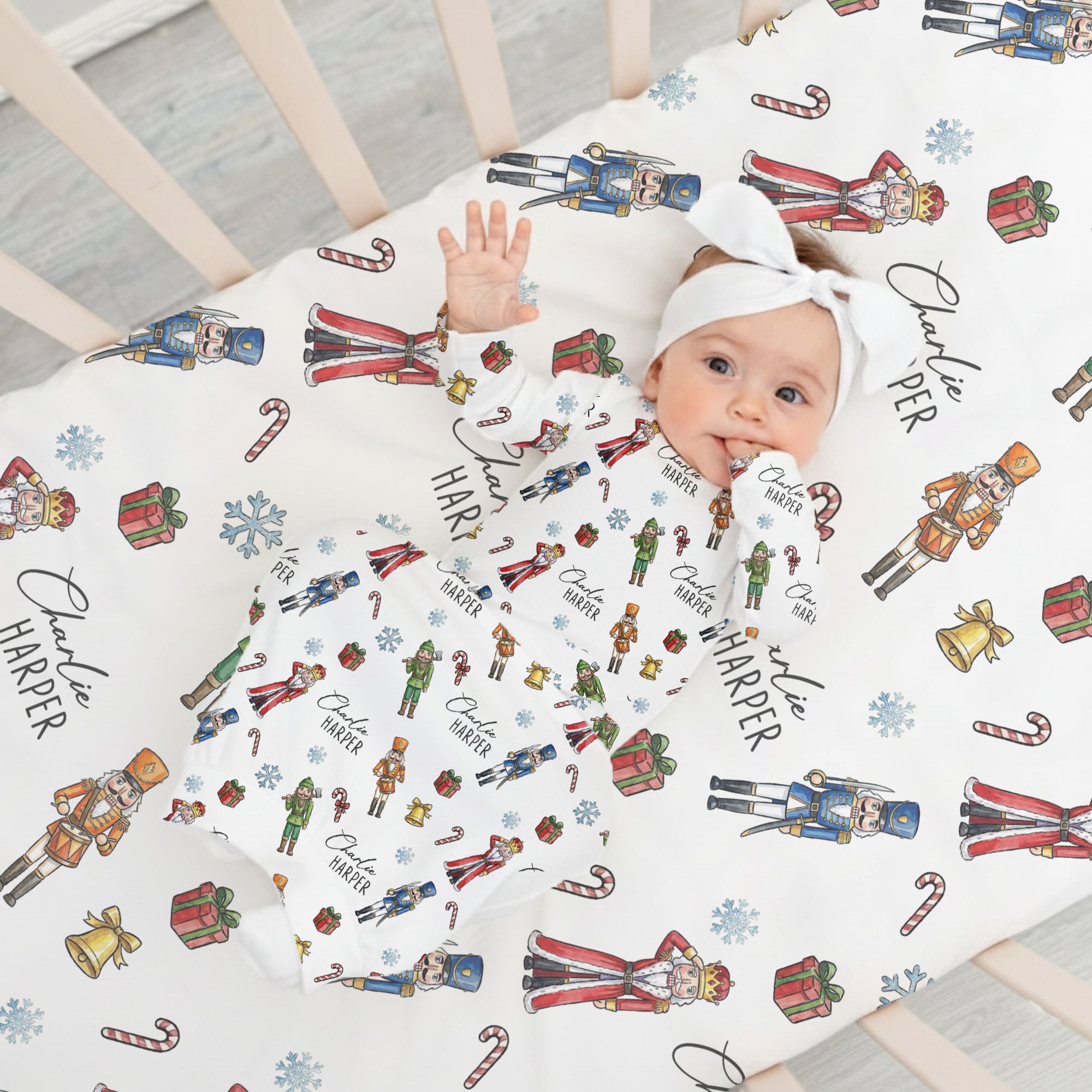 Nutcracker Personalized Newborn Sleep Gown