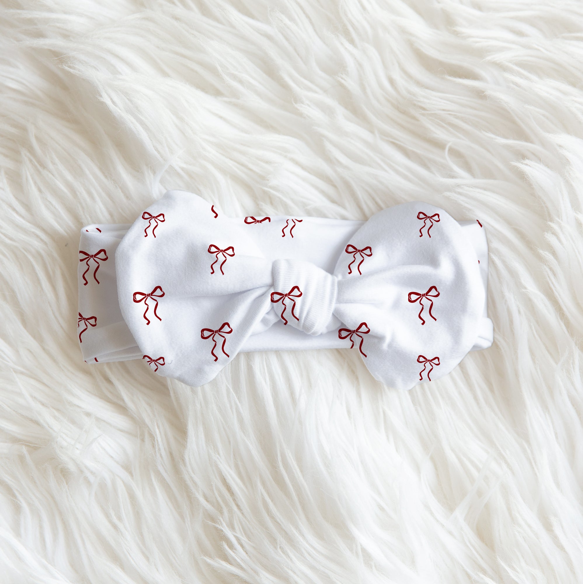 Coquette Ribbon Personalized Bow Headband