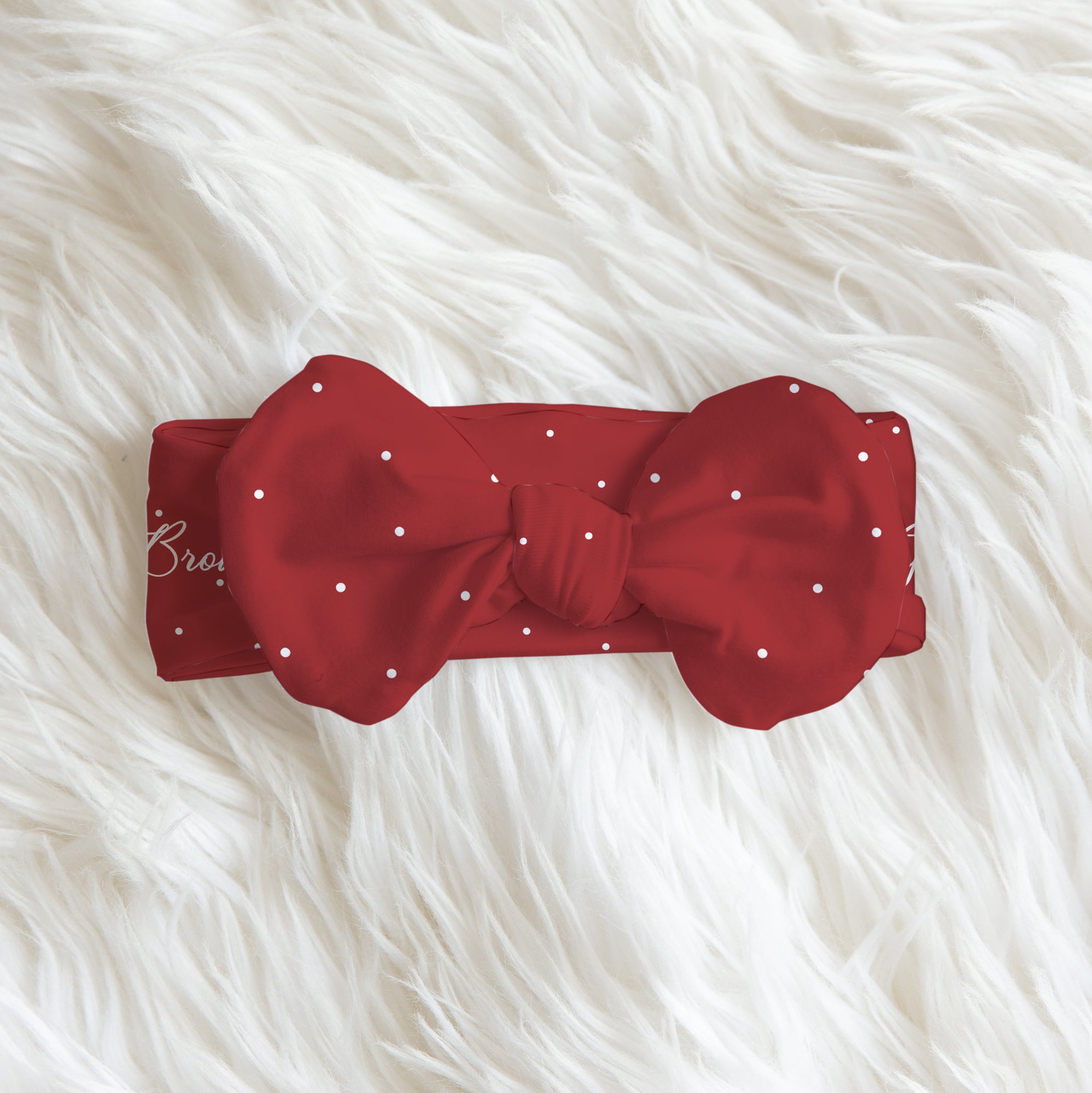 Cherished Baby Personalized Bow Headband