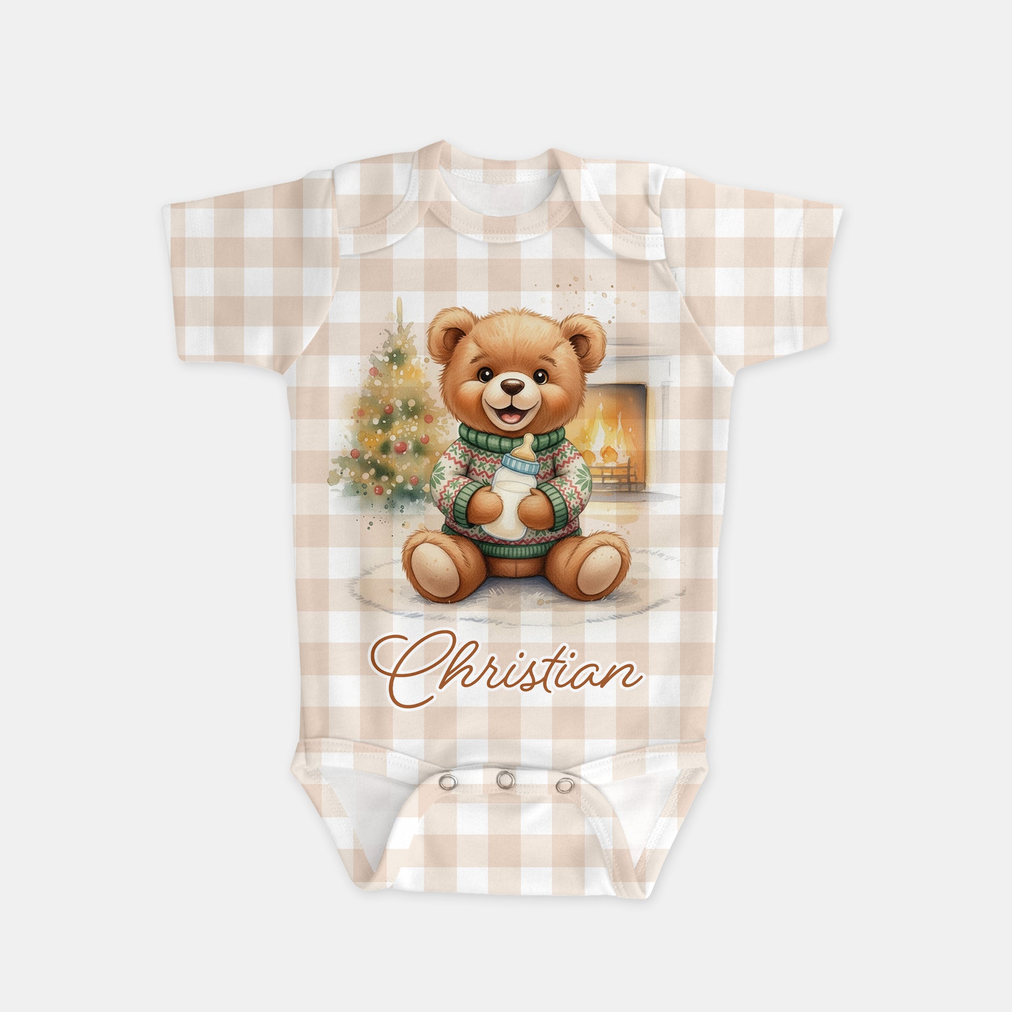 Cozy Bear Personalized Bodysuit