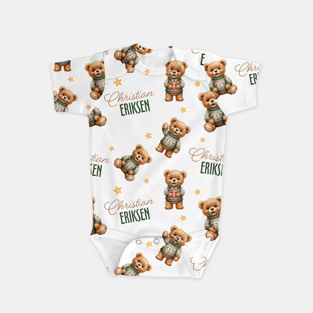 Personalized Bodysuit in Cozy Bear