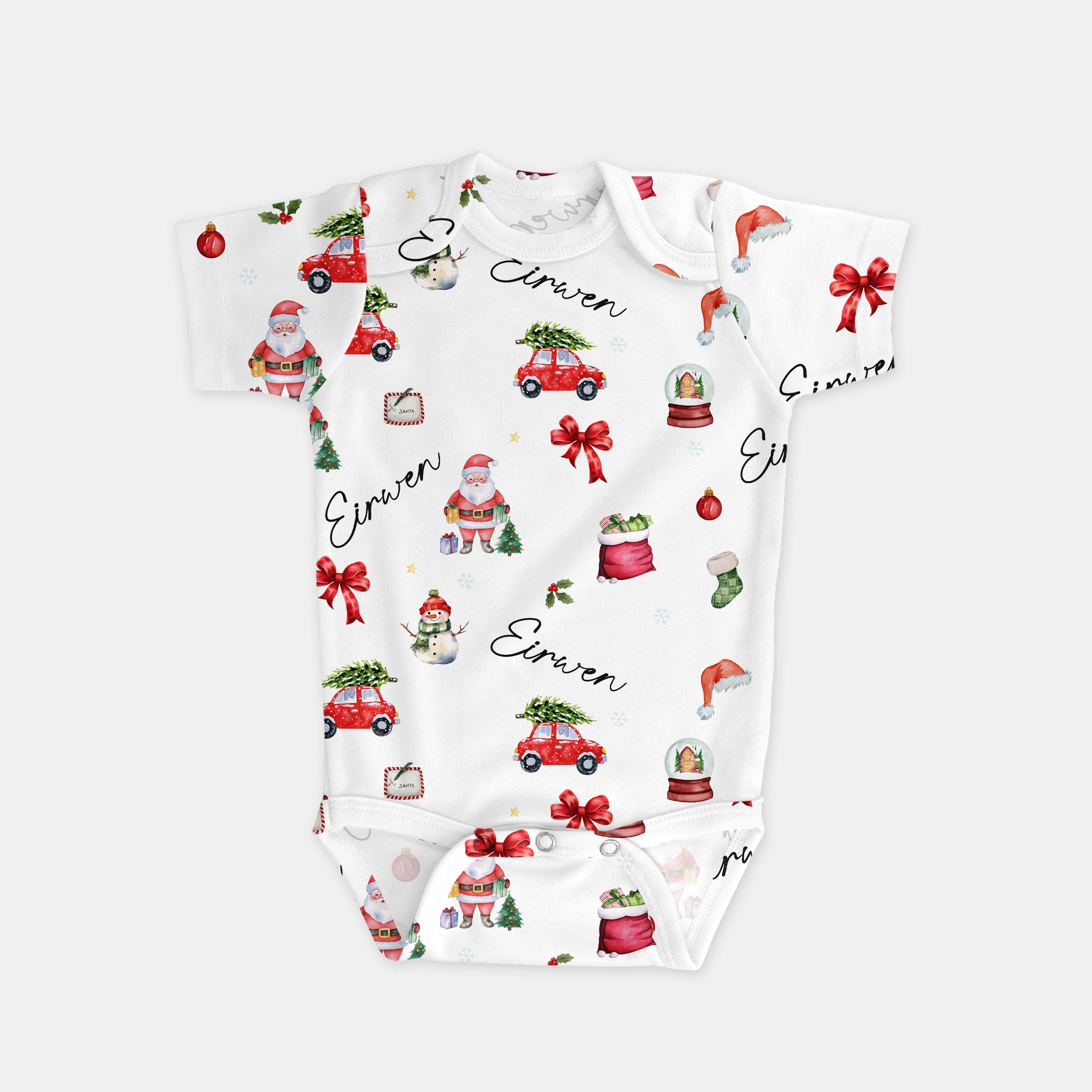 Christmas Day Personalized Graphic Bodysuit