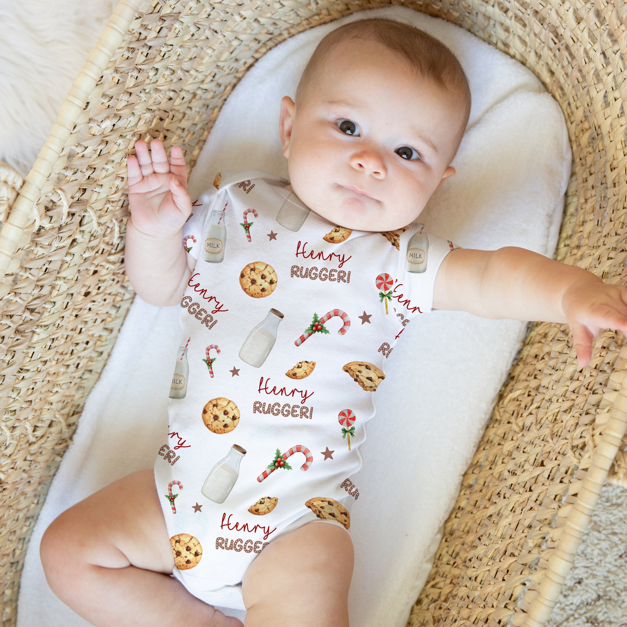 Personalized Bodysuit in Sweet Cookie