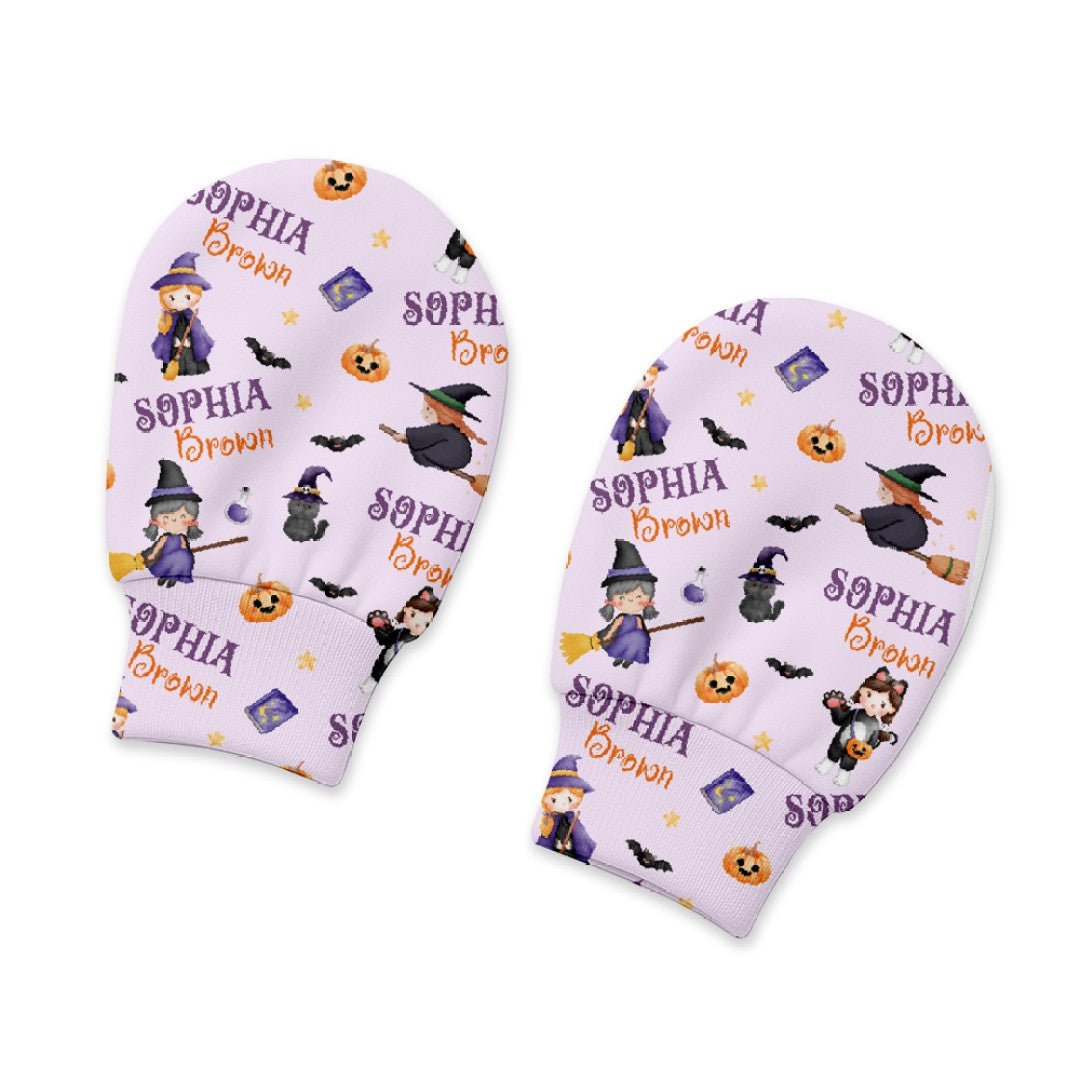 Dress-up Babe Personalized Baby Mittens