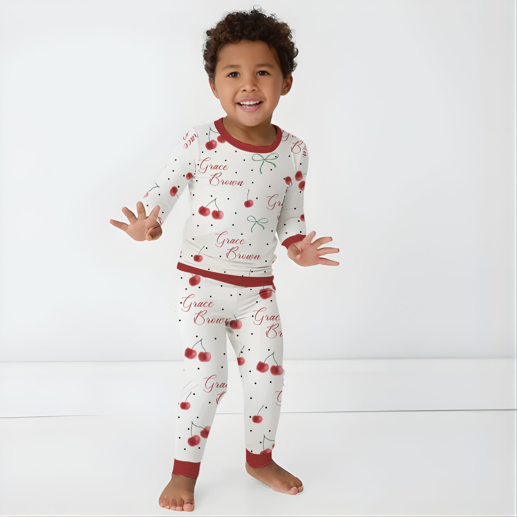 Personalized Pajama Set in Cherished Baby