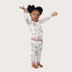Personalized Baby Pajama Set in Pretty Wildflower