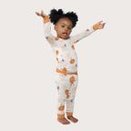 Personalized Baby Pajama Set in Little Pumpkin