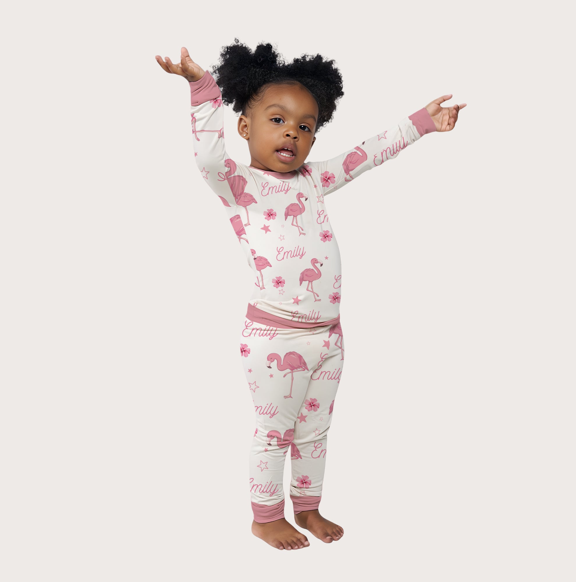Flamingo Personalized Pajama Set