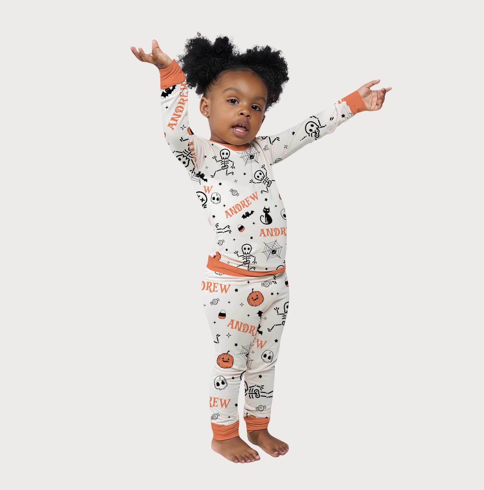 Personalized Baby Pajama Set in Bony Boo