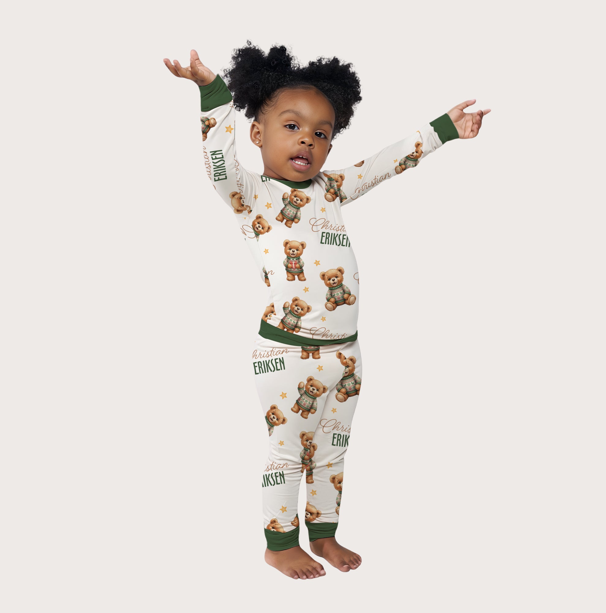Personalized Pajama Set in Cozy Bear
