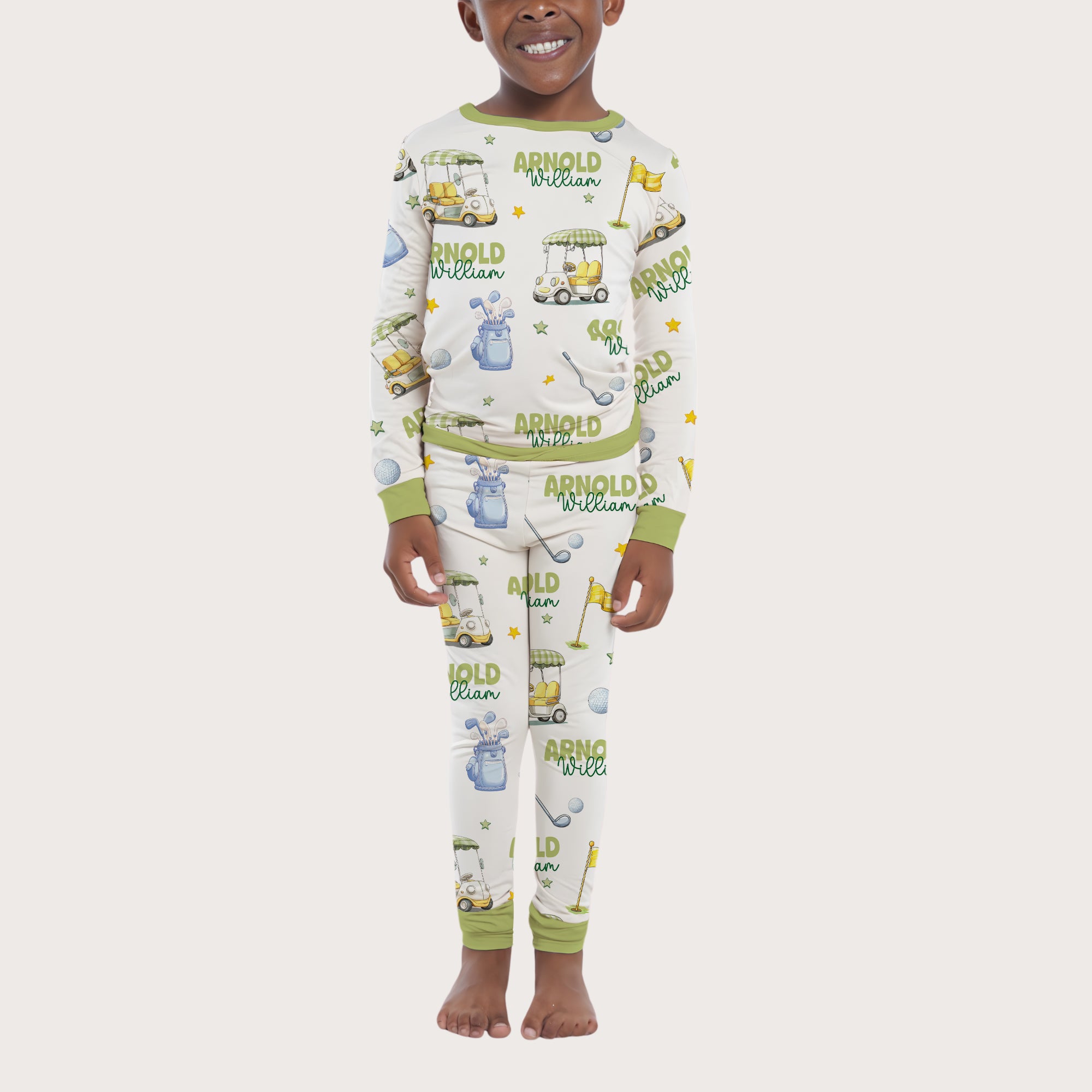 Personalized Pajama Set in Country Club Cuties