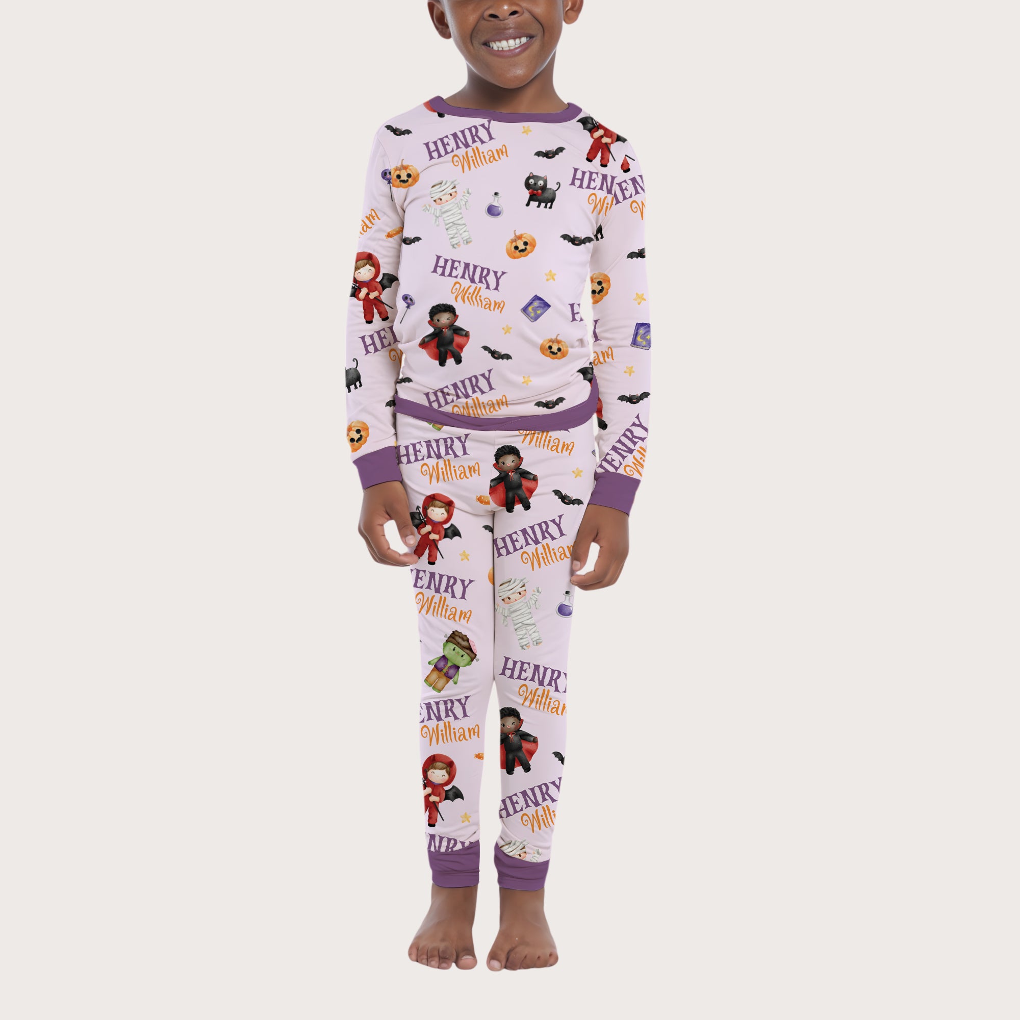 Personalized Pajama Set in Dress-up Boy