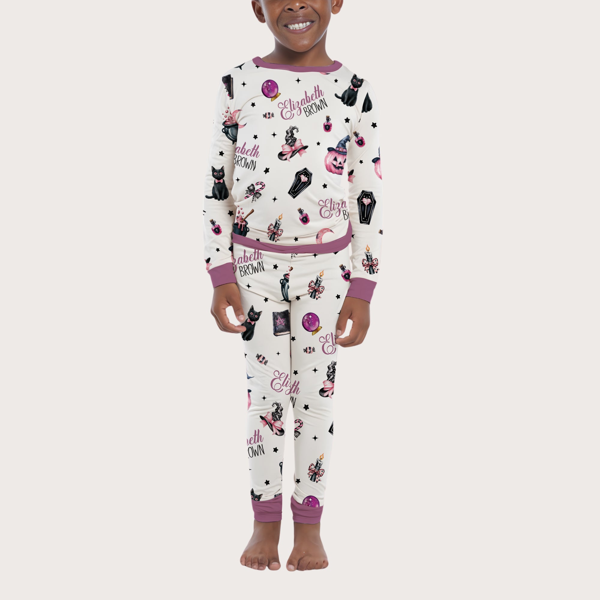 Personalized Pajama Set in Mystic Lunar