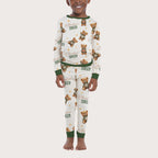 Personalized Baby Pajama Set in Cozy Bear