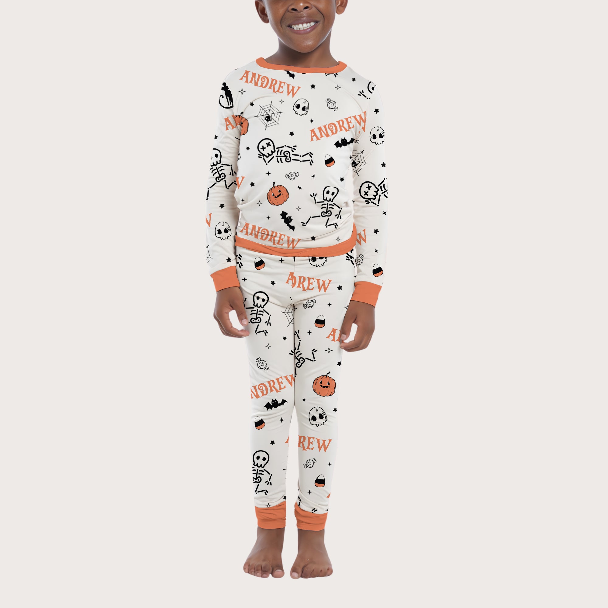 Personalized Baby Pajama Set in Bony Boo