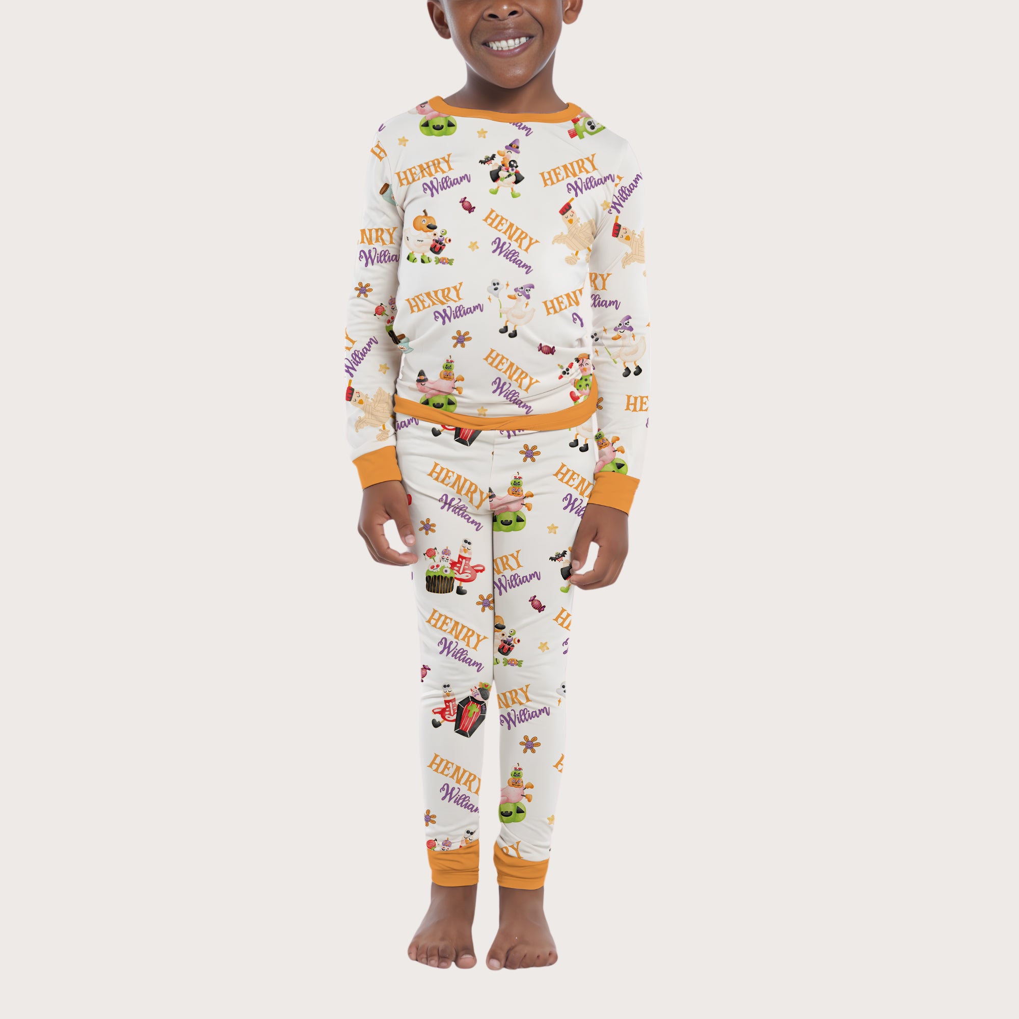 Personalized Pajama Set in Goose in Booland