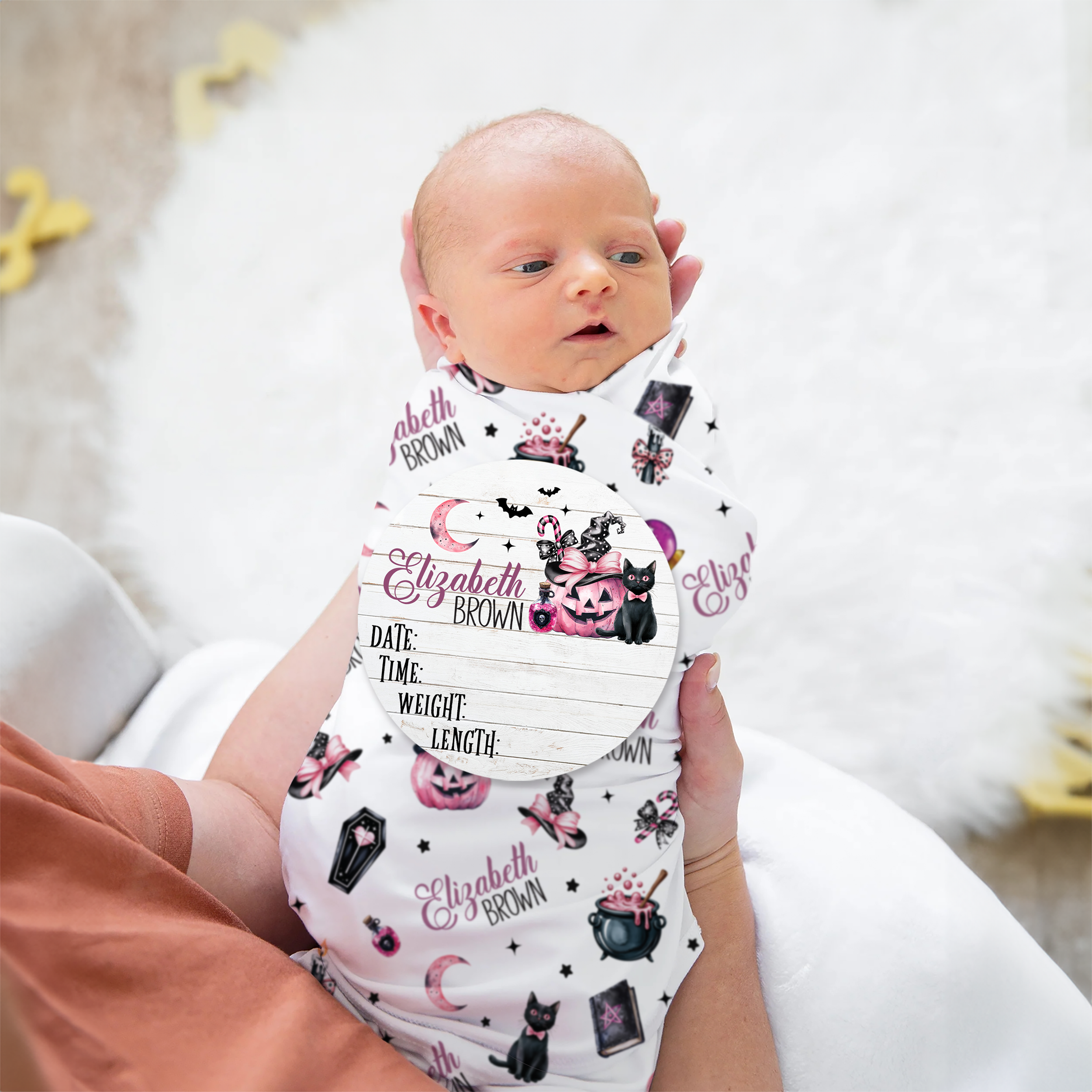 Mystic Lunar Personalized Wood Sign