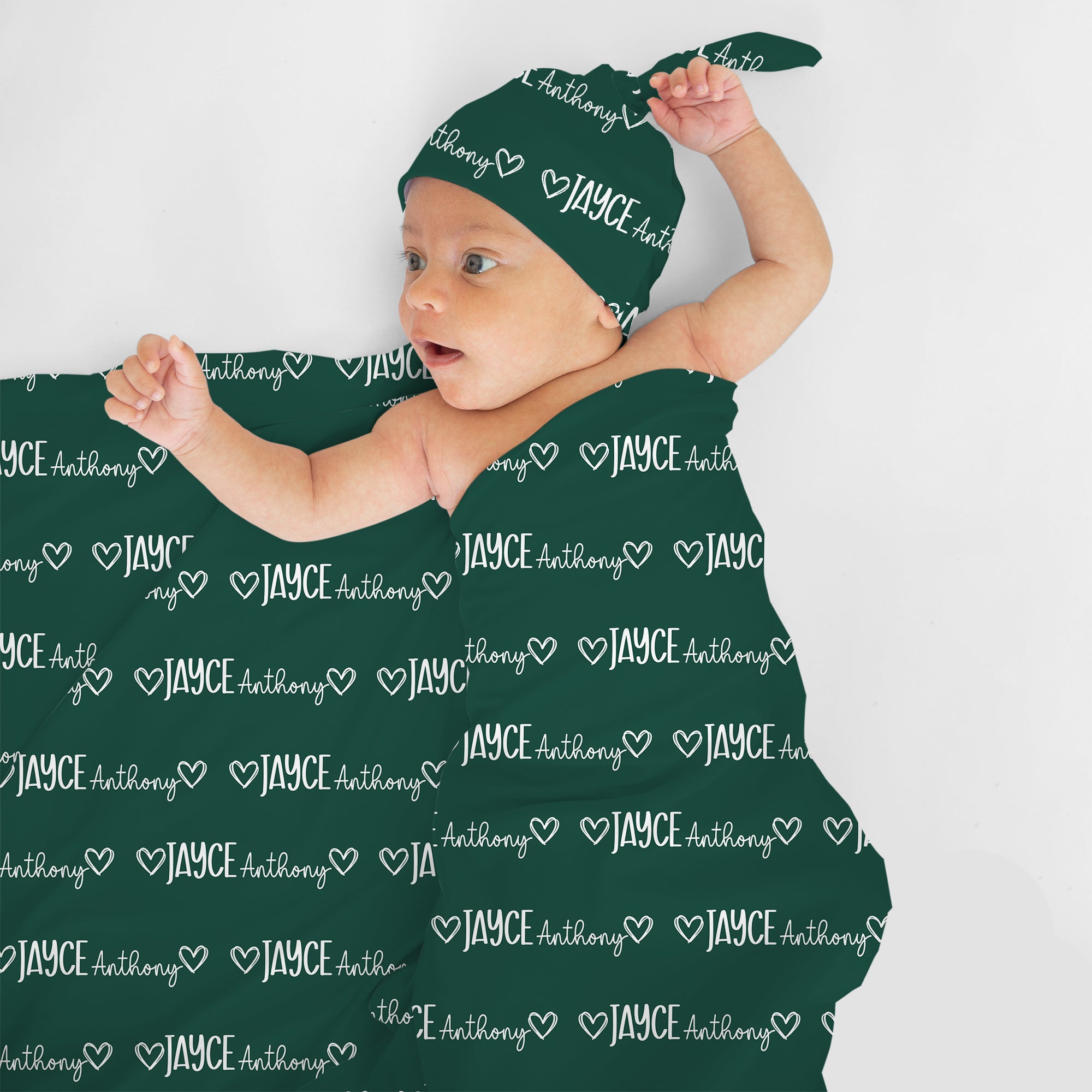 Personalized Swaddle in Mono Name