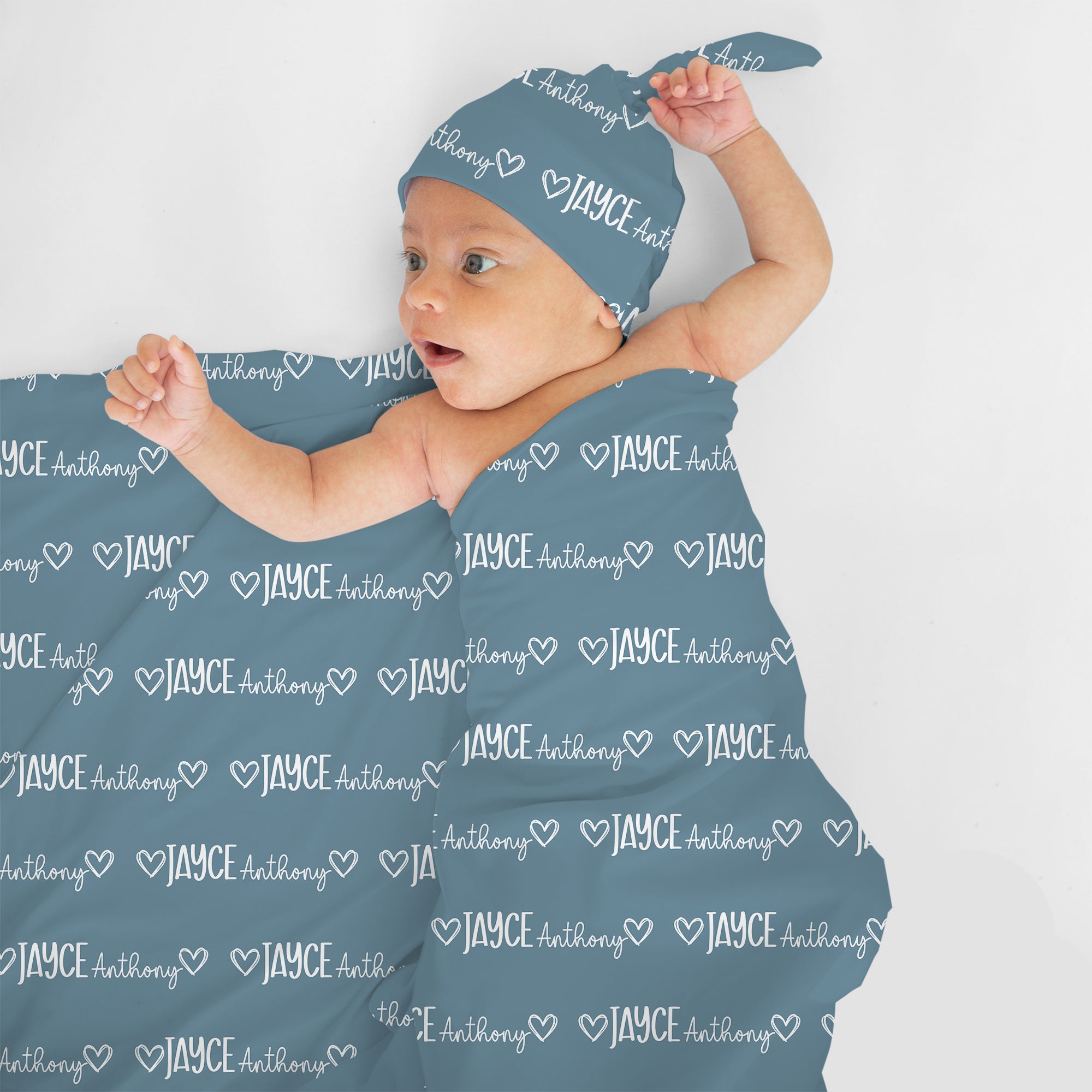 Personalized Swaddle in Mono Name