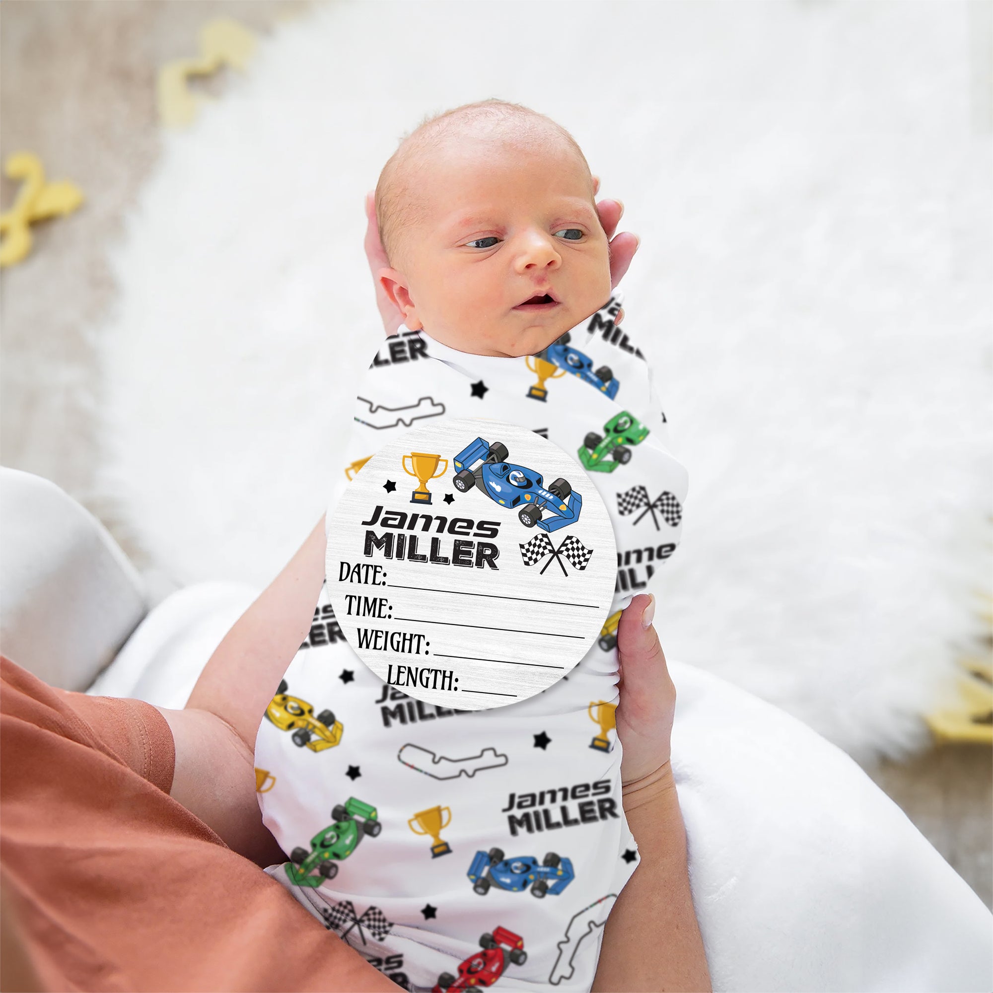 Personalized Wood Sign in Pit Crew