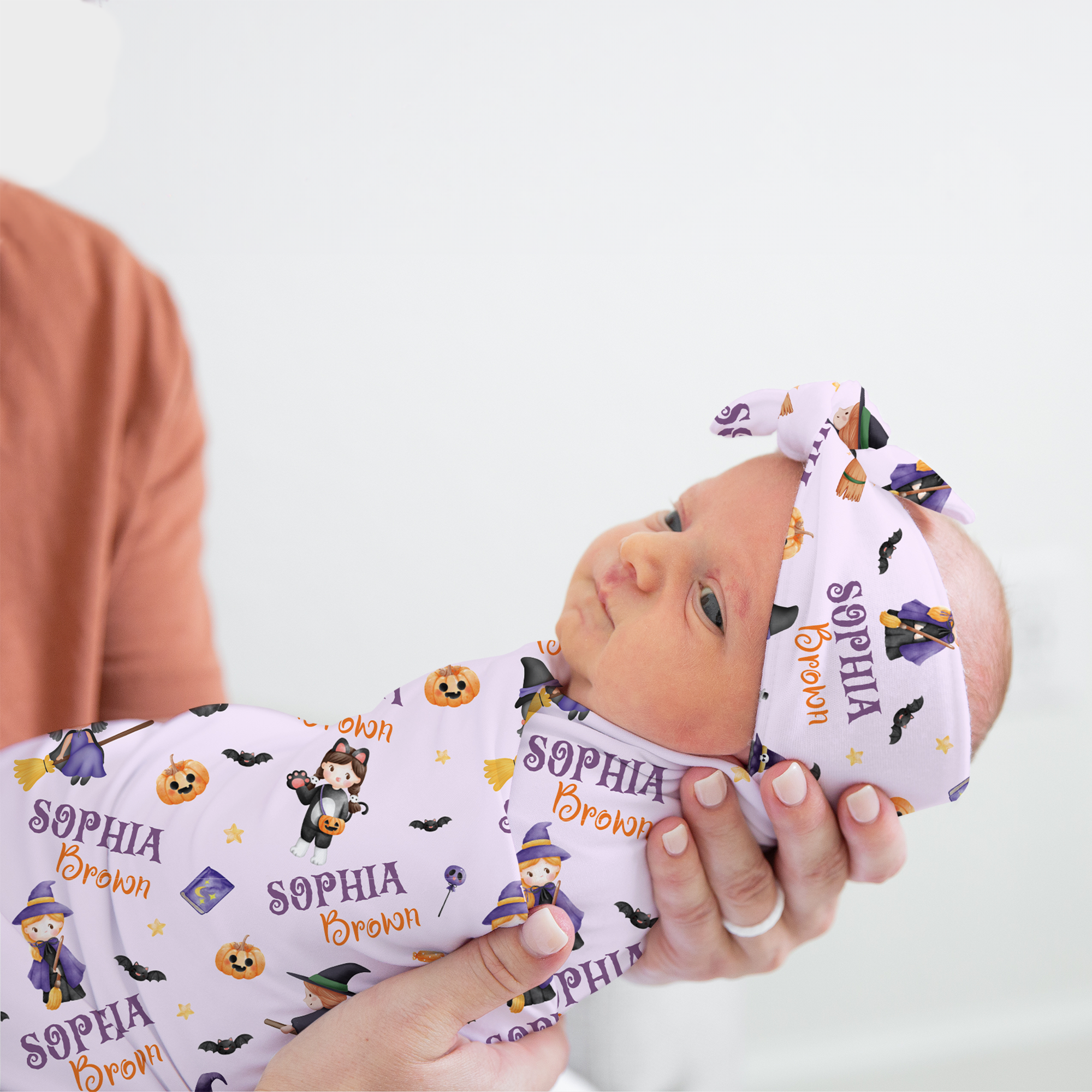 Personalized Swaddle in Dress-up Babe