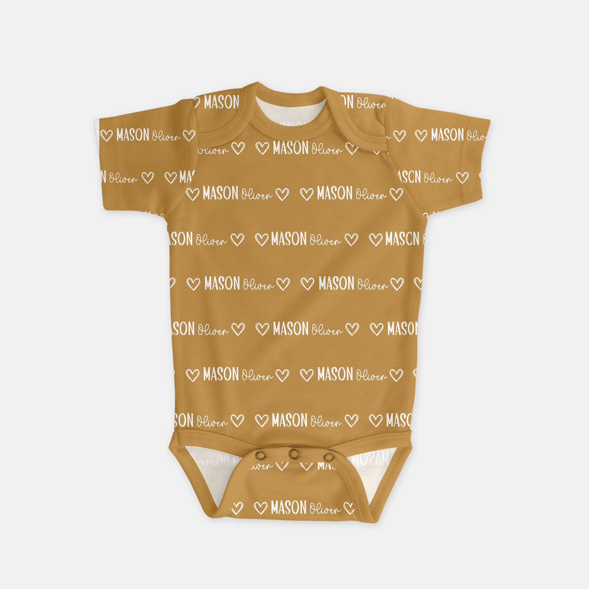 Mono Name Personalized Bodysuit