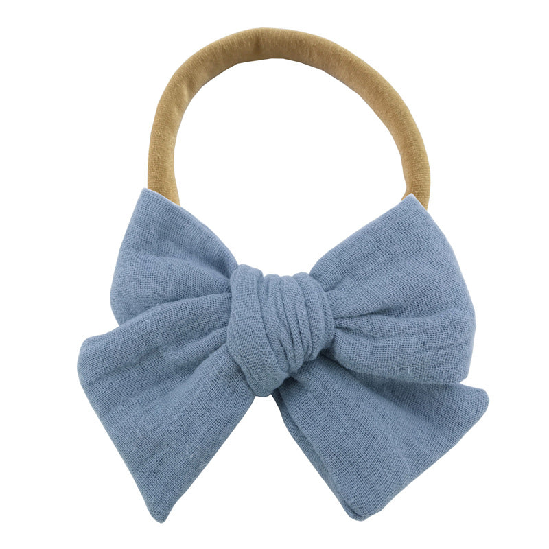 Tiny Bow in Navy