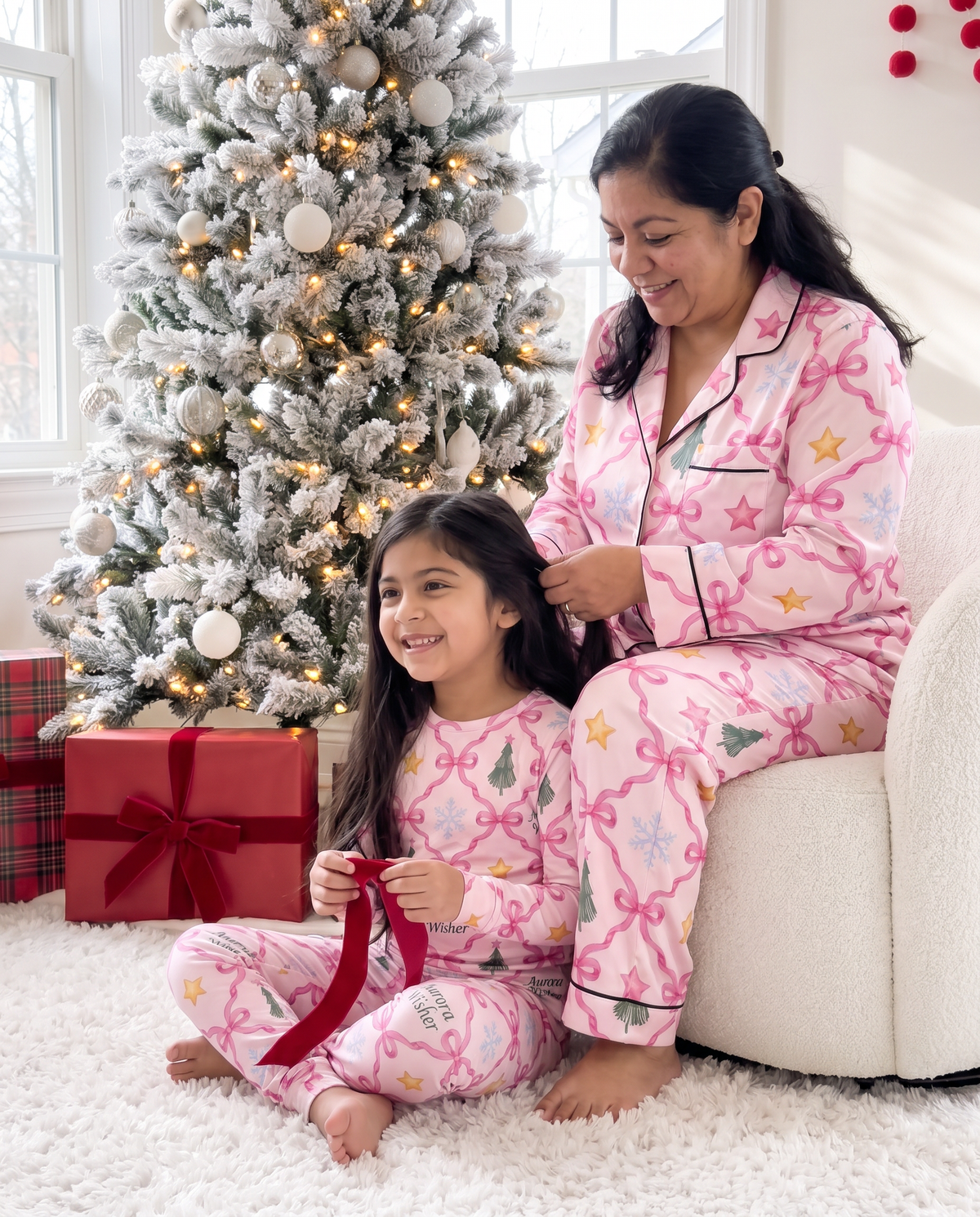 Personalized Two Piece Pajama Set in North Star