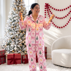 Long Sleeve Women's Pajama Set in North Star